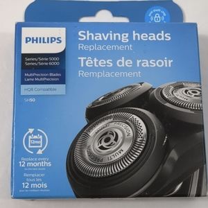 Philips SH50 Shaving Heads Replacement Series 5000 6000 NIB